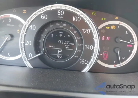 2014 Honda Accord Ex-L from USA, damaged, VIN 1HGCR2F81EA208824